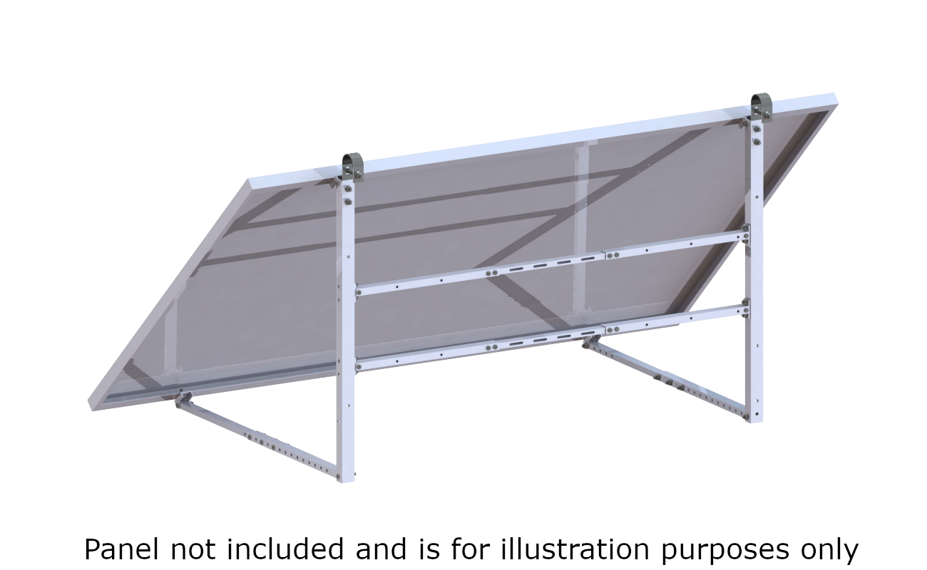 Fastensol Balcony PV Mounting Kit – Silver