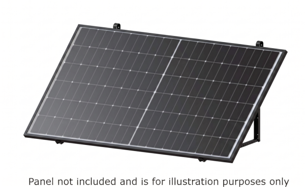 Fastensol Balcony PV Mounting Kit – Black